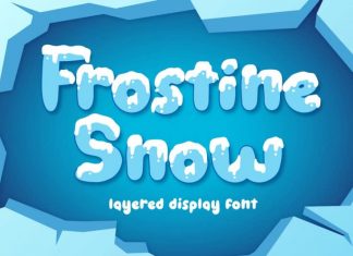 Frostine Snow Display Font