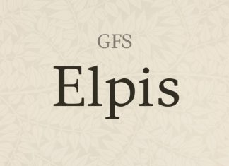 GFS Elpis Serif Font