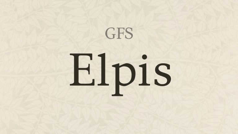 GFS Elpis Serif Font