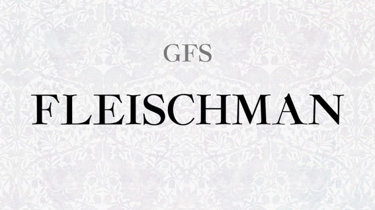 GFS Fleischman Serif Font