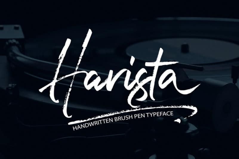 Harista Brush Font