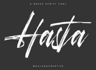 Hasta Brush Script Font