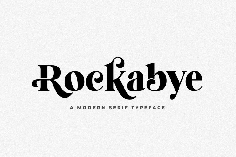Rockabye Serif Font