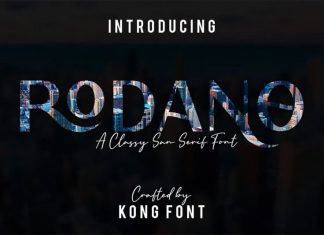 Rodano Display Font