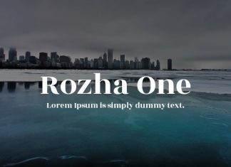 Rozha One Serif Font - Google Fonts