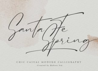 Santa Fe Spring Handwritten Font