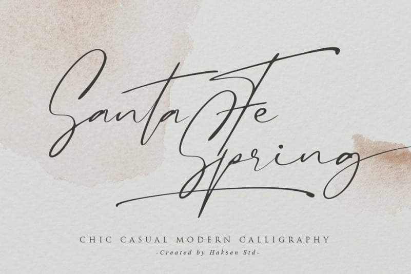 Santa Fe Spring Handwritten Font