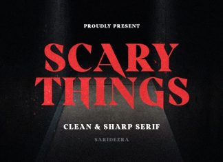 Scary Things Serif Font