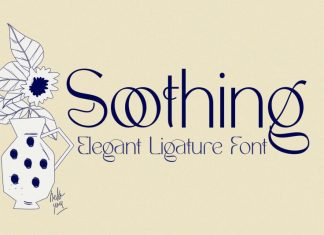 Soothing – Unique Ligature Font