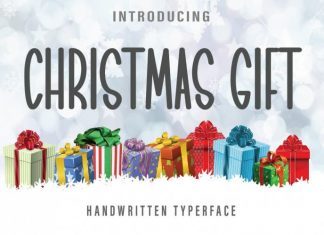 Christmas Gift Display Font