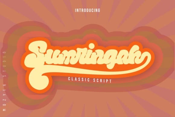 Sumringah Script Font Download Free Font