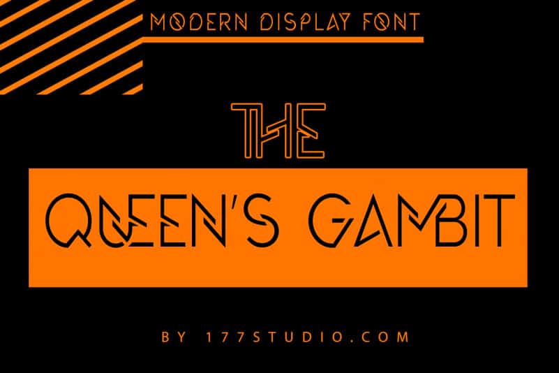 The Queen's Gambit Font - Download Free Font