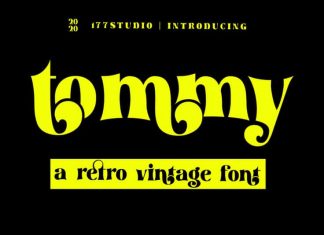 Tommy - Retro Serif Font