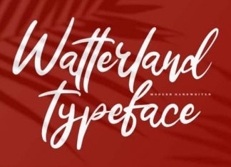 Watterland Script Font