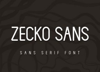 Zecko Sans Serif Font