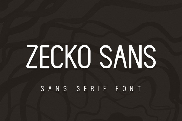 Zecko Sans Serif Font