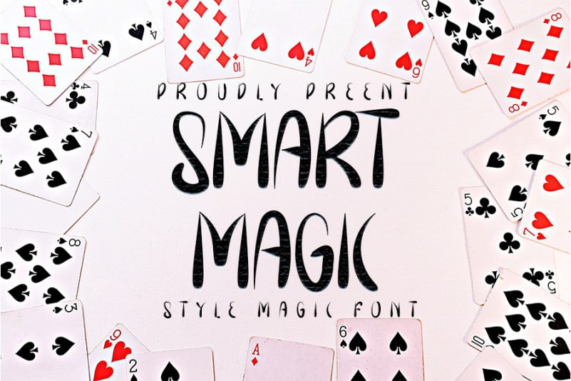 Smart Magic Display Font