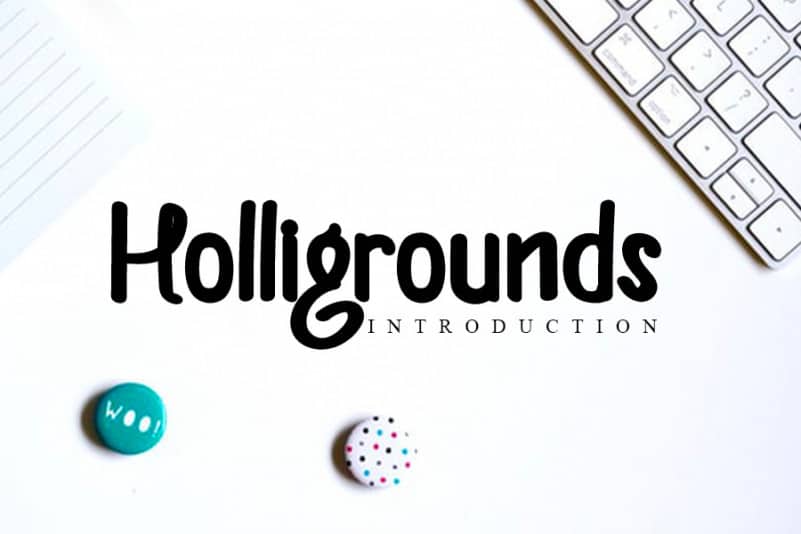 Helligrounds Display Font