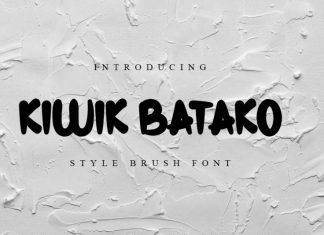 Kiwik Batako Display Font
