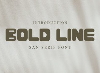 BOLD LINE Display Font