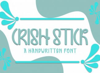 Crish Stick Display Font