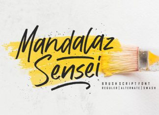 Mandalaz Sensei Script Font