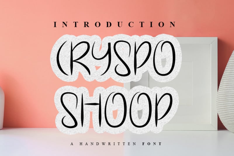 Cryspo Shoop Display Font