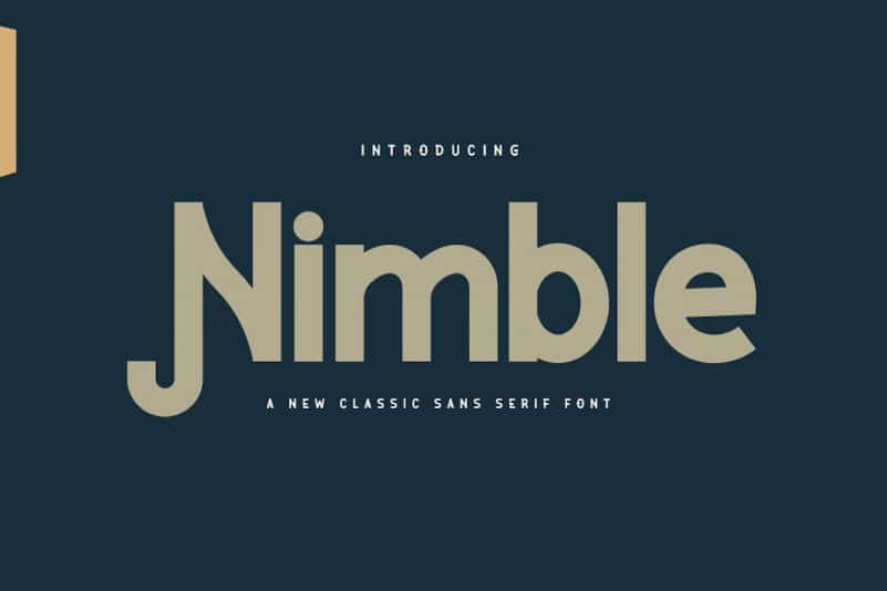 Nimble Sans Serif Font