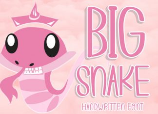 BIG SNAKE Display Font