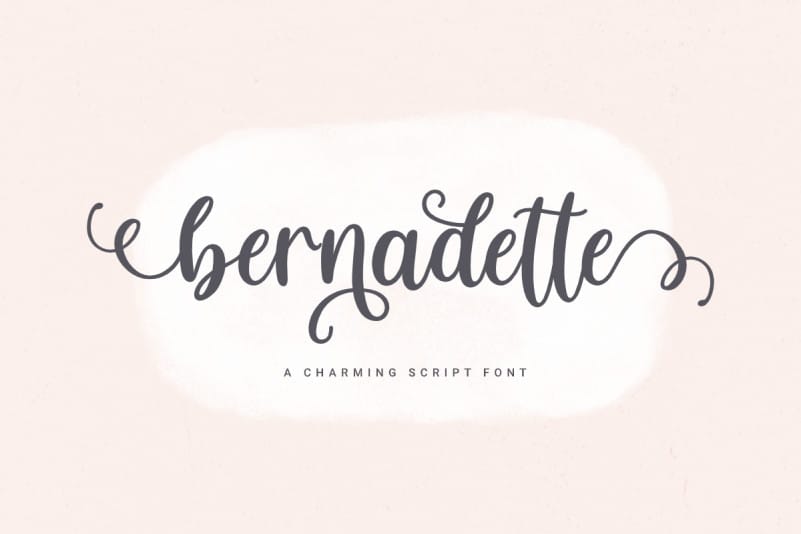 Bernadette Calligraphy Font
