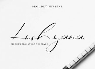 Lushyana Signature Font