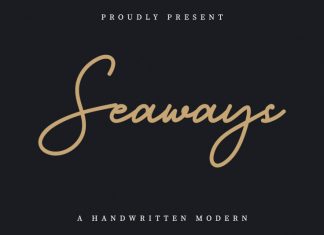 Seaways Handwritten Font