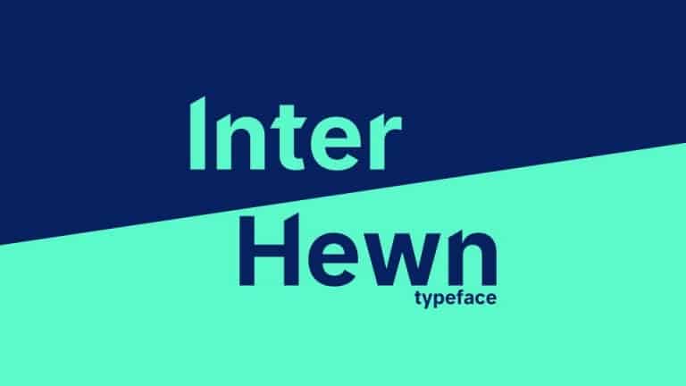 Inter Hewn Sans Serif Font