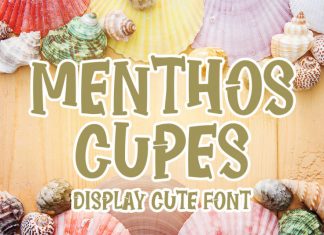 MENTHOS CUPES Display Font