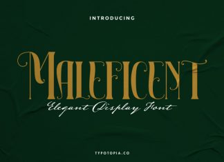 Maleficent The Elegant Display Font