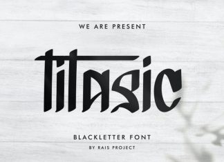 Titasic Blackletter Font