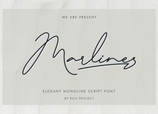 Marlines Signature Font