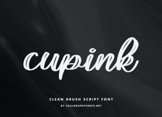 Cupink Script Font