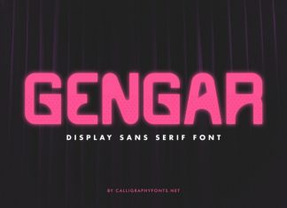 Gengar Display Font