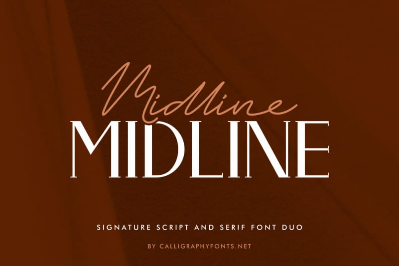 Midline Font Duo