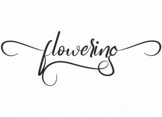 Flowering Script Font