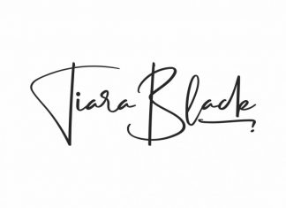 Tiara Black Calligraphy Font