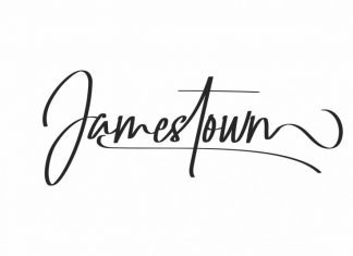 Jamestown Calligraphy Font