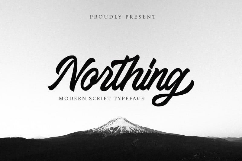 Northing Script Font