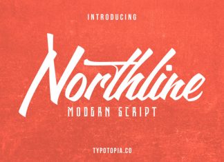 Northline Modern Script Font