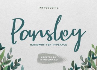 Parsley Script Typeface