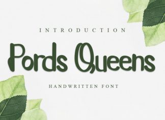 Pords Queens Script Font
