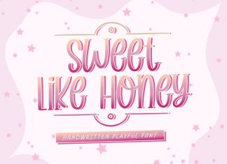 Sweet Like Honey Display Font