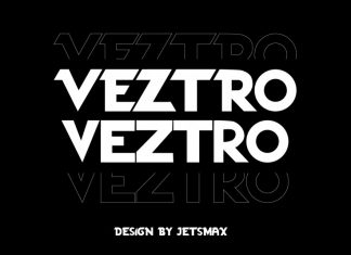 Veztro Display Font