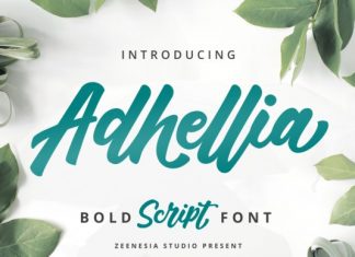 Adhellia Script Font